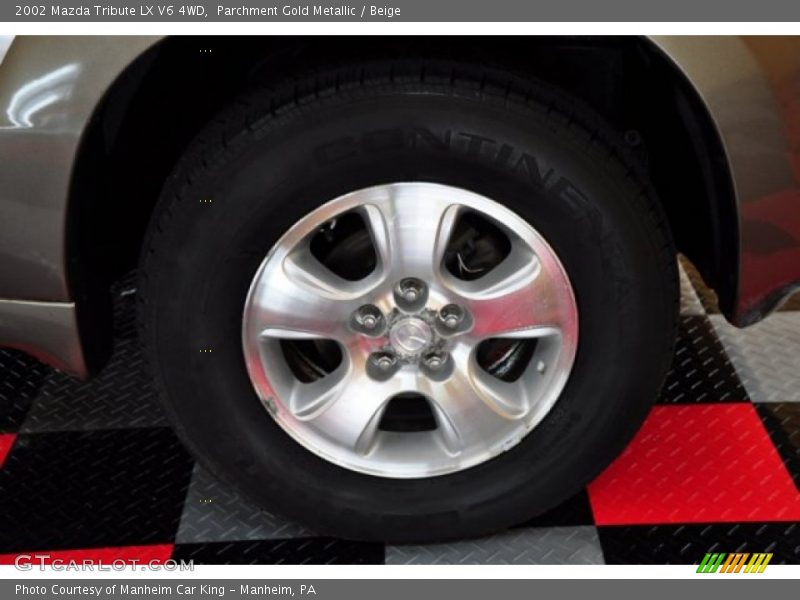Parchment Gold Metallic / Beige 2002 Mazda Tribute LX V6 4WD