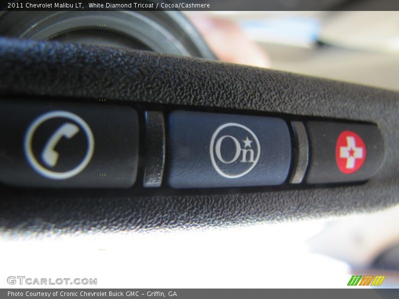 White Diamond Tricoat / Cocoa/Cashmere 2011 Chevrolet Malibu LT