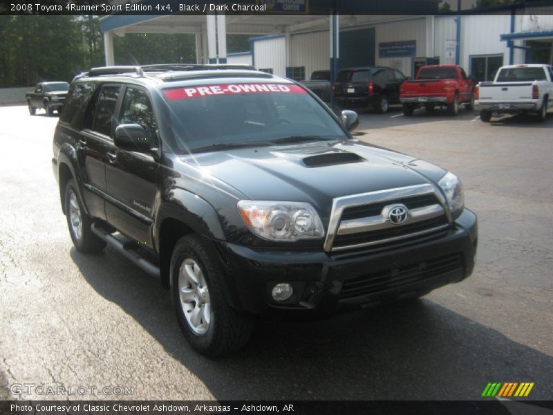 Black / Dark Charcoal 2008 Toyota 4Runner Sport Edition 4x4