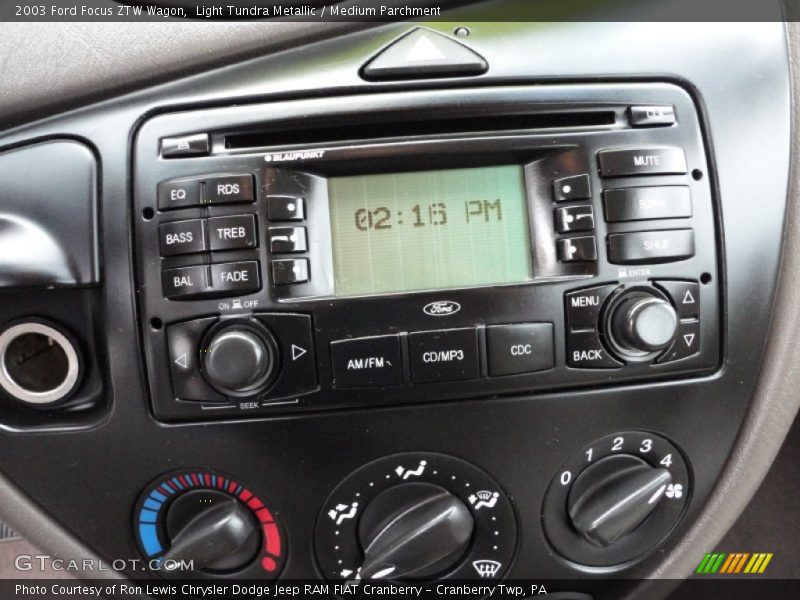 Controls of 2003 Focus ZTW Wagon