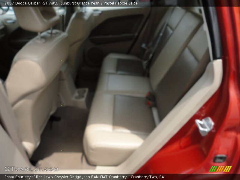 Sunburst Orange Pearl / Pastel Pebble Beige 2007 Dodge Caliber R/T AWD