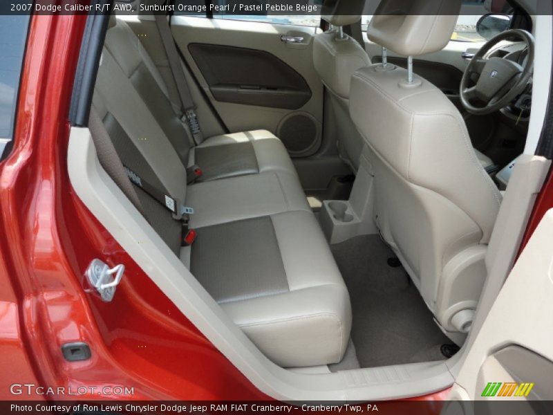Sunburst Orange Pearl / Pastel Pebble Beige 2007 Dodge Caliber R/T AWD