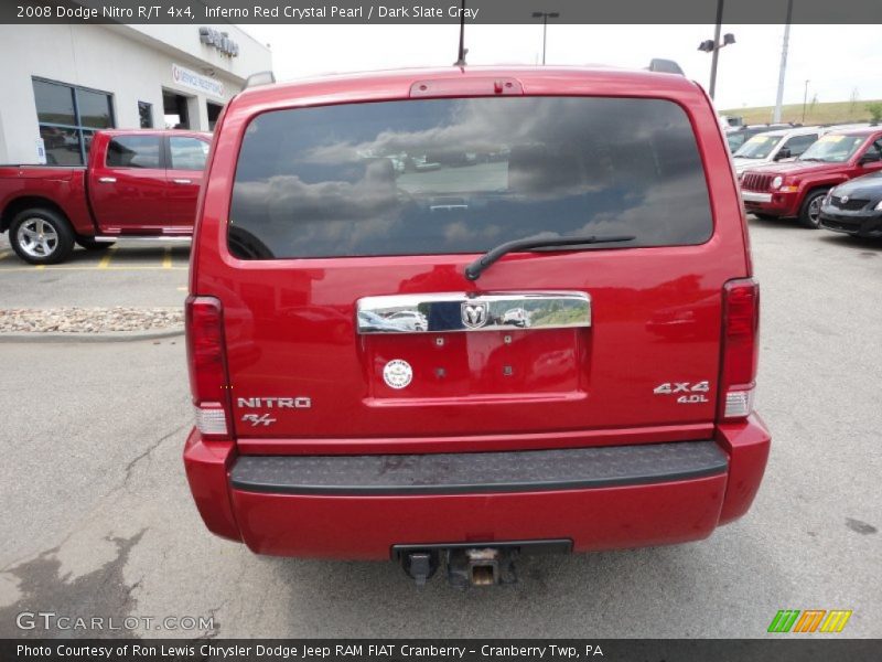 Inferno Red Crystal Pearl / Dark Slate Gray 2008 Dodge Nitro R/T 4x4