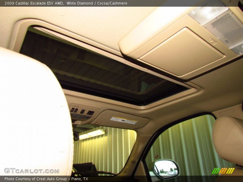 White Diamond / Cocoa/Cashmere 2009 Cadillac Escalade ESV AWD