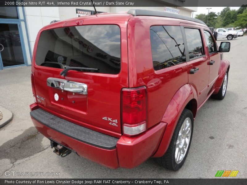 Inferno Red Crystal Pearl / Dark Slate Gray 2008 Dodge Nitro R/T 4x4