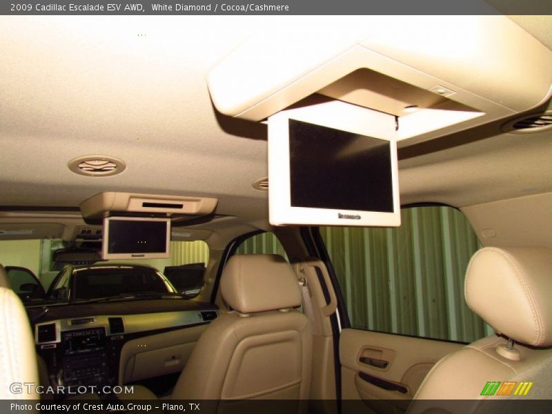 White Diamond / Cocoa/Cashmere 2009 Cadillac Escalade ESV AWD