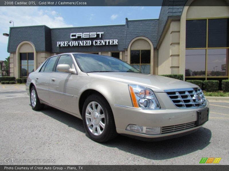 Gold Mist / Cashmere/Cocoa 2008 Cadillac DTS