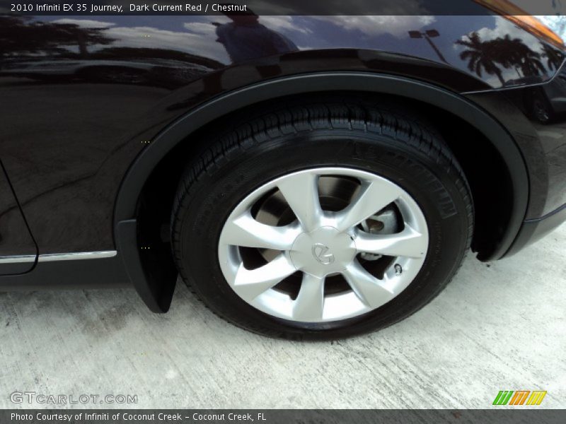 Dark Current Red / Chestnut 2010 Infiniti EX 35 Journey