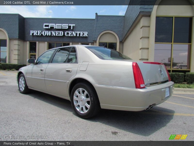Gold Mist / Cashmere/Cocoa 2008 Cadillac DTS
