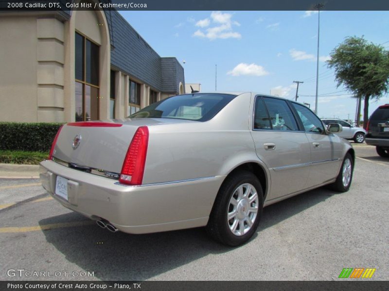 Gold Mist / Cashmere/Cocoa 2008 Cadillac DTS