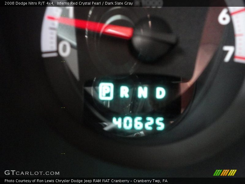Inferno Red Crystal Pearl / Dark Slate Gray 2008 Dodge Nitro R/T 4x4