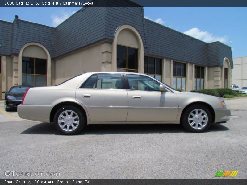 Gold Mist / Cashmere/Cocoa 2008 Cadillac DTS