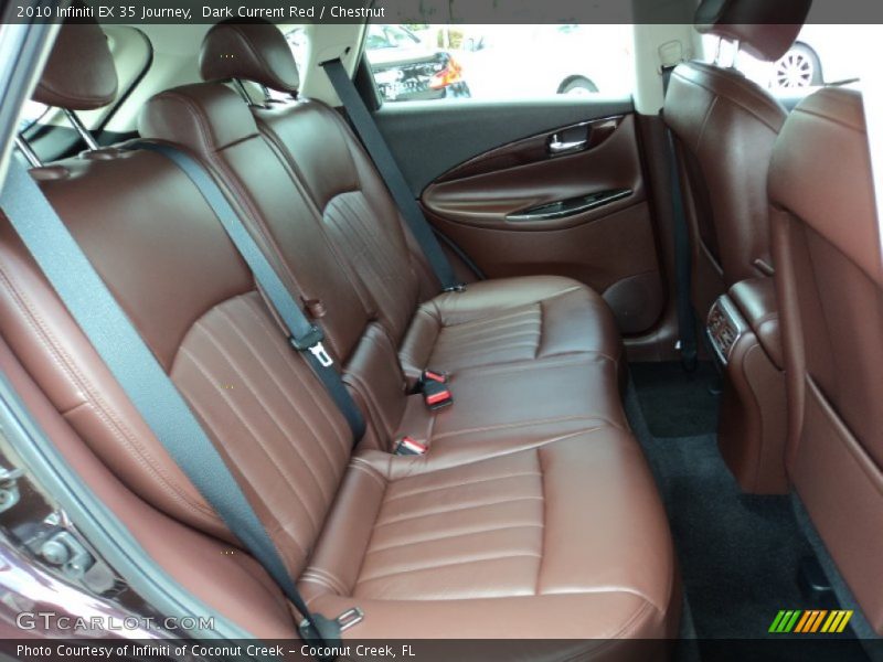Dark Current Red / Chestnut 2010 Infiniti EX 35 Journey