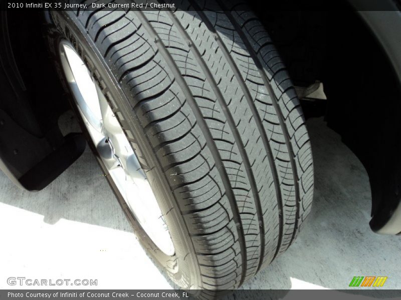 Dark Current Red / Chestnut 2010 Infiniti EX 35 Journey