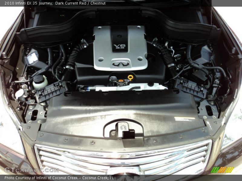 Dark Current Red / Chestnut 2010 Infiniti EX 35 Journey