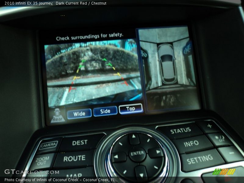 Dark Current Red / Chestnut 2010 Infiniti EX 35 Journey
