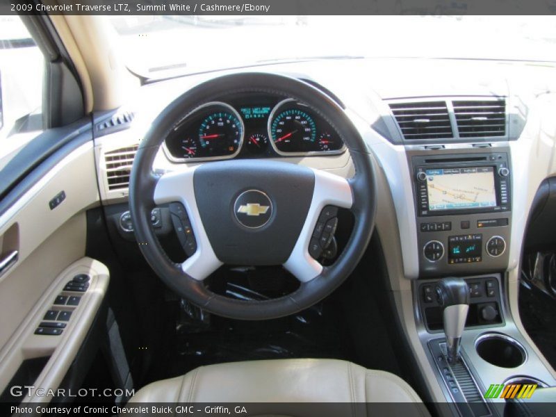 Summit White / Cashmere/Ebony 2009 Chevrolet Traverse LTZ