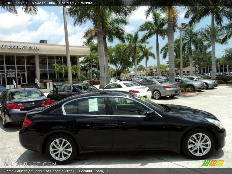 Black Obsidian / Graphite 2008 Infiniti G 35 Sedan