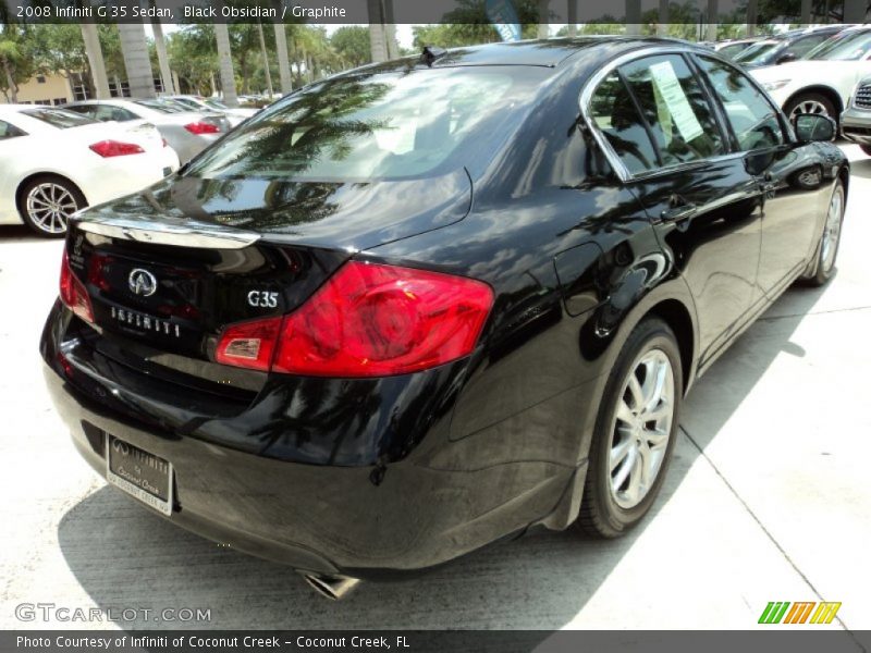 Black Obsidian / Graphite 2008 Infiniti G 35 Sedan