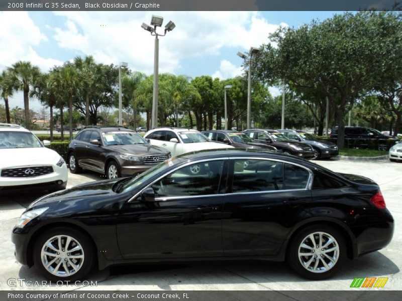 Black Obsidian / Graphite 2008 Infiniti G 35 Sedan