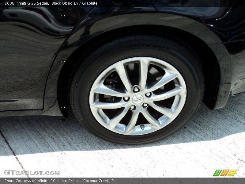 Black Obsidian / Graphite 2008 Infiniti G 35 Sedan