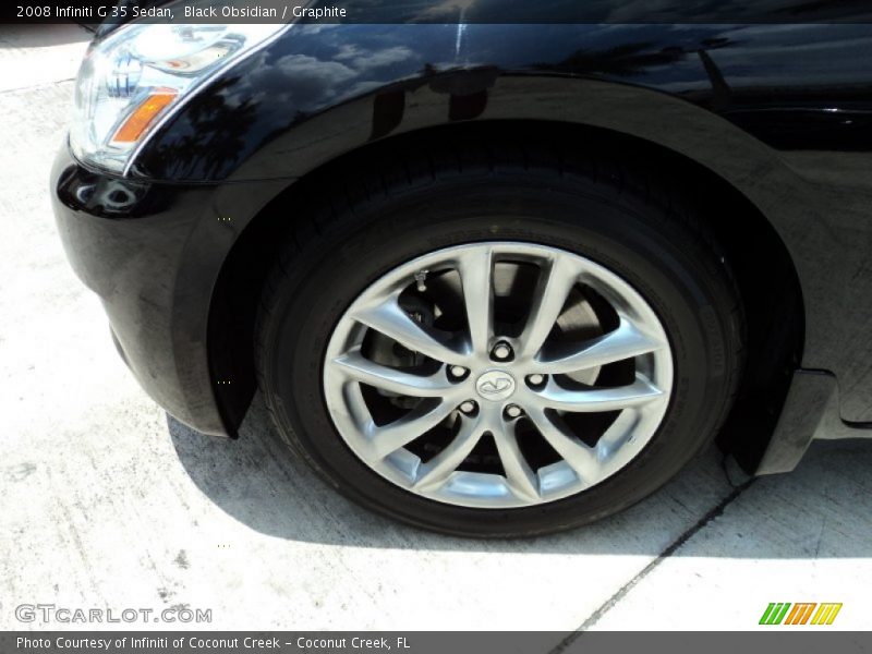 Black Obsidian / Graphite 2008 Infiniti G 35 Sedan