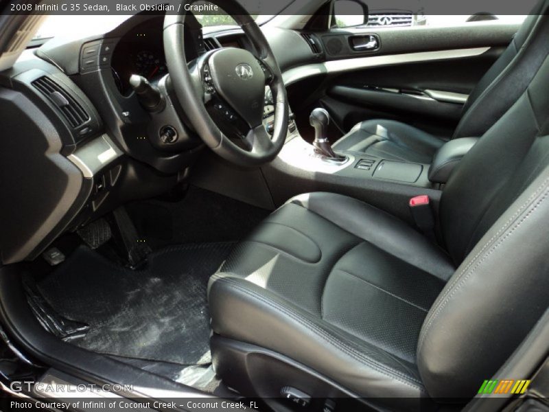Black Obsidian / Graphite 2008 Infiniti G 35 Sedan