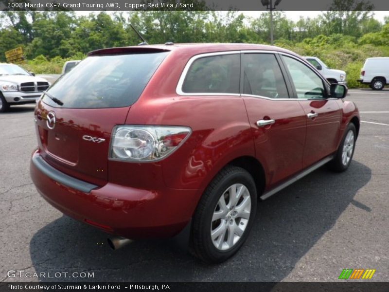Copper Red Mica / Sand 2008 Mazda CX-7 Grand Touring AWD
