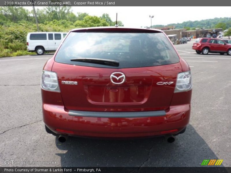 Copper Red Mica / Sand 2008 Mazda CX-7 Grand Touring AWD