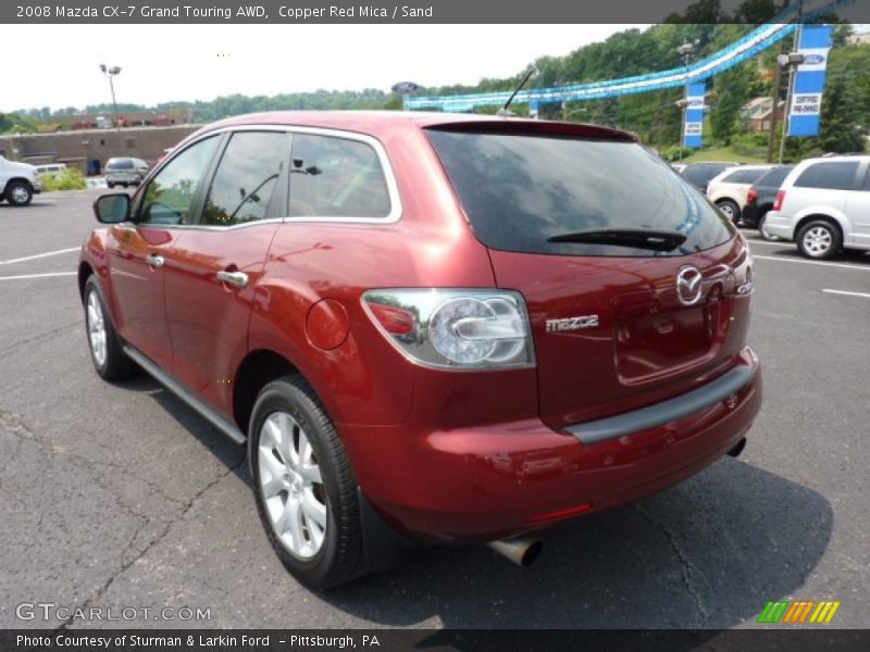 Copper Red Mica / Sand 2008 Mazda CX-7 Grand Touring AWD