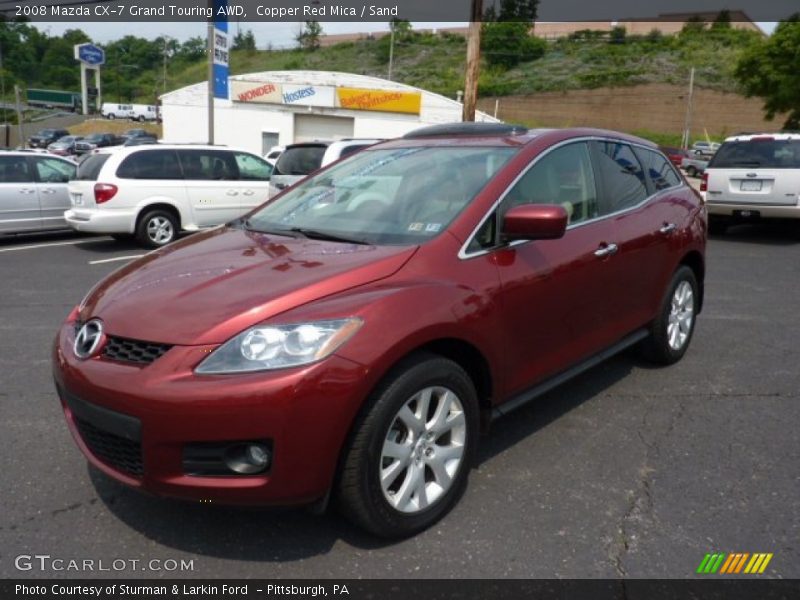 Copper Red Mica / Sand 2008 Mazda CX-7 Grand Touring AWD
