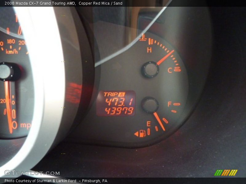 Copper Red Mica / Sand 2008 Mazda CX-7 Grand Touring AWD