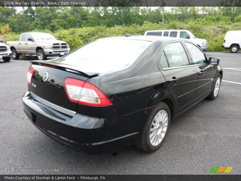 Black / Dark Charcoal 2008 Mercury Milan I4