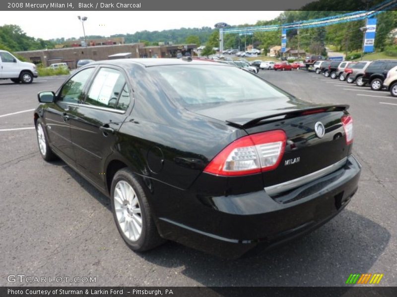 Black / Dark Charcoal 2008 Mercury Milan I4