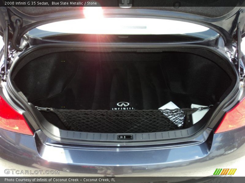 Blue Slate Metallic / Stone 2008 Infiniti G 35 Sedan