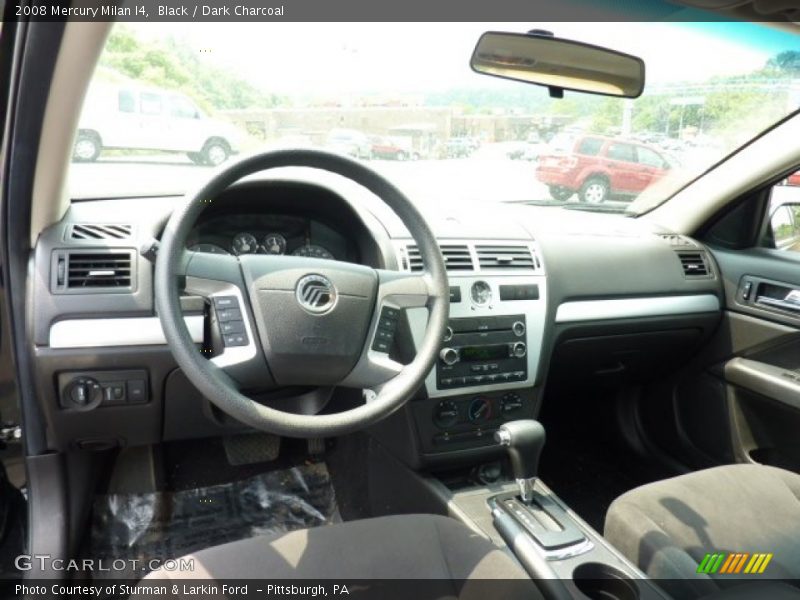 Black / Dark Charcoal 2008 Mercury Milan I4