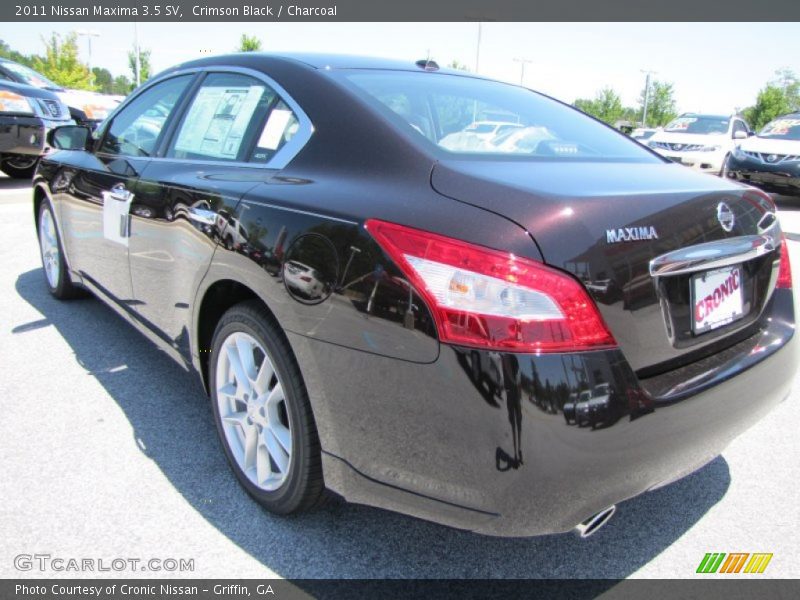 Crimson Black / Charcoal 2011 Nissan Maxima 3.5 SV