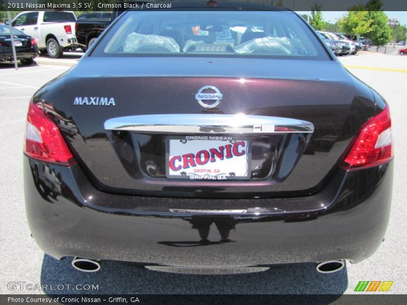 Crimson Black / Charcoal 2011 Nissan Maxima 3.5 SV
