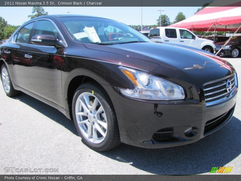 Crimson Black / Charcoal 2011 Nissan Maxima 3.5 SV