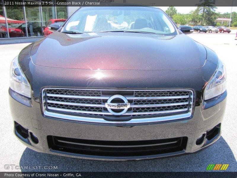 Crimson Black / Charcoal 2011 Nissan Maxima 3.5 SV
