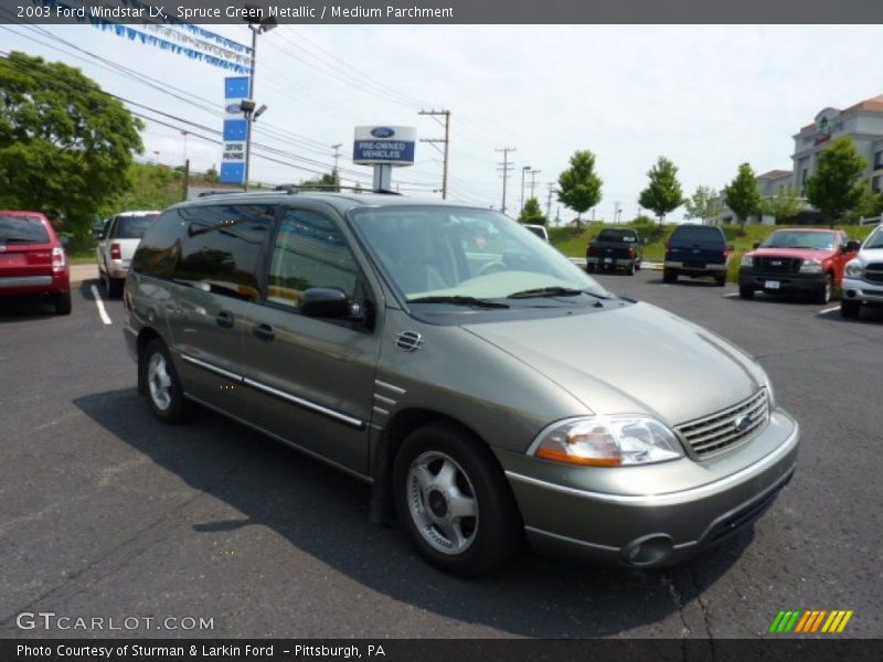 Spruce Green Metallic / Medium Parchment 2003 Ford Windstar LX