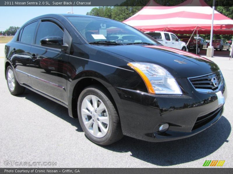 Super Black / Charcoal 2011 Nissan Sentra 2.0 SL