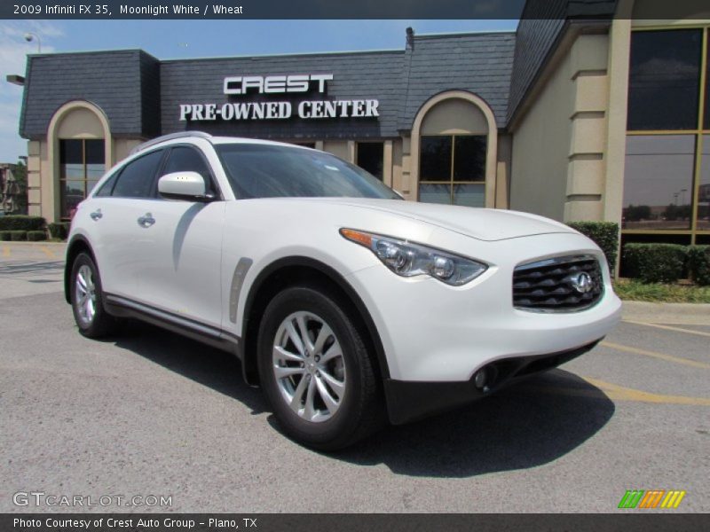 Moonlight White / Wheat 2009 Infiniti FX 35