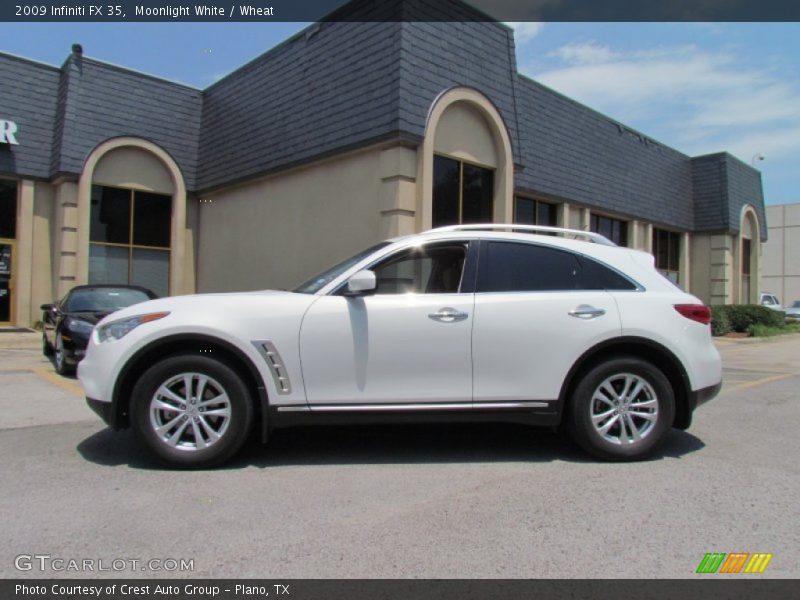 Moonlight White / Wheat 2009 Infiniti FX 35