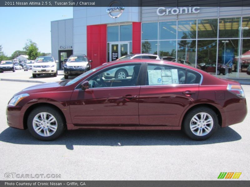 Tuscan Sun / Charcoal 2011 Nissan Altima 2.5 S