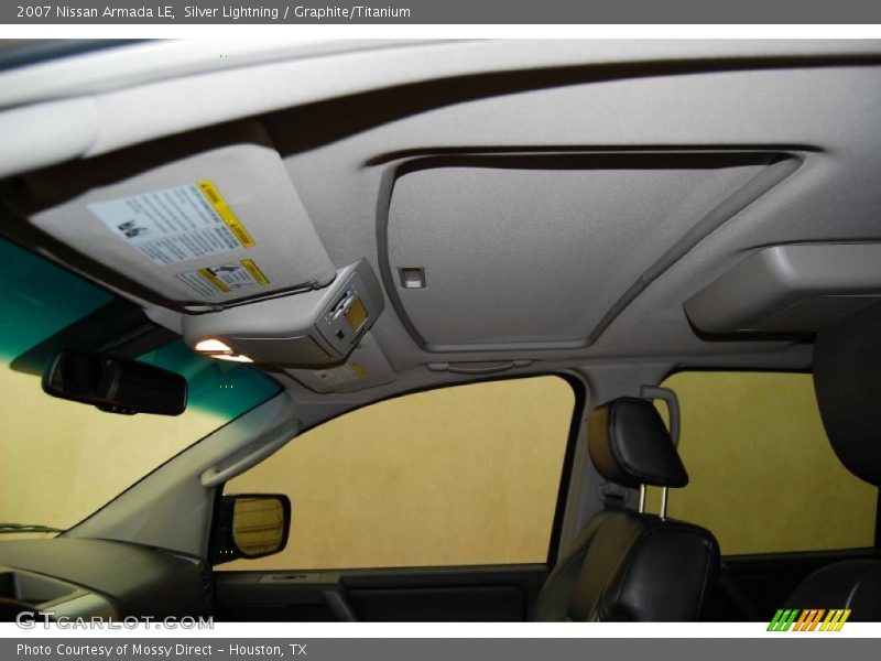 Silver Lightning / Graphite/Titanium 2007 Nissan Armada LE