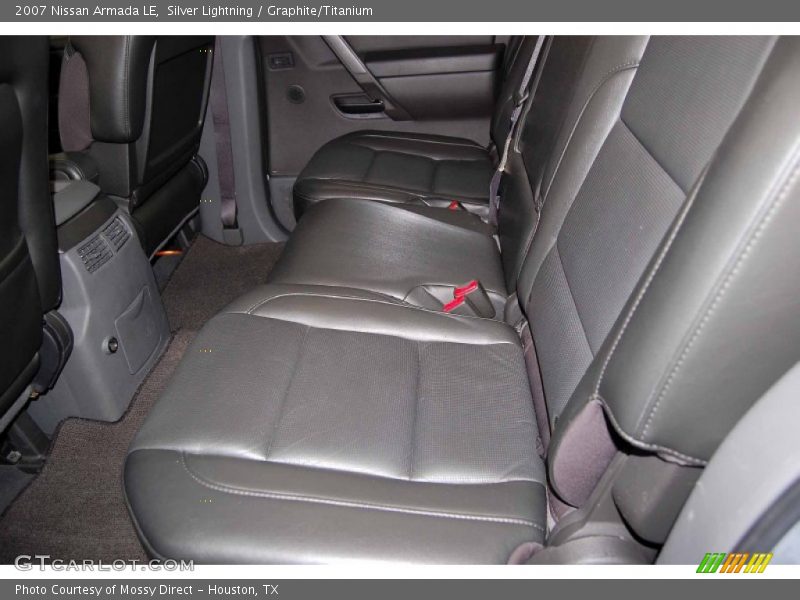 Silver Lightning / Graphite/Titanium 2007 Nissan Armada LE
