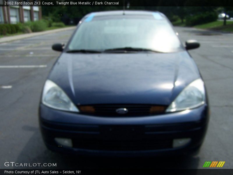Twilight Blue Metallic / Dark Charcoal 2002 Ford Focus ZX3 Coupe