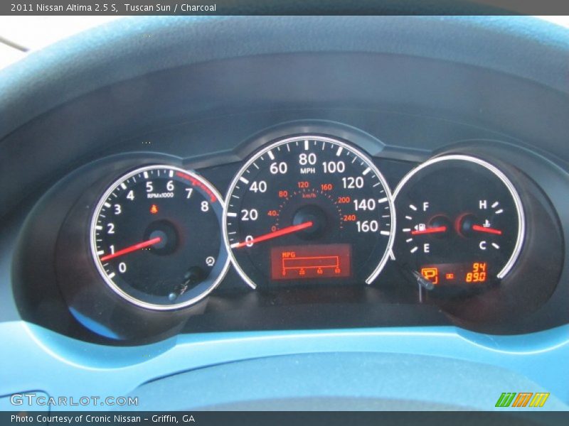 Tuscan Sun / Charcoal 2011 Nissan Altima 2.5 S