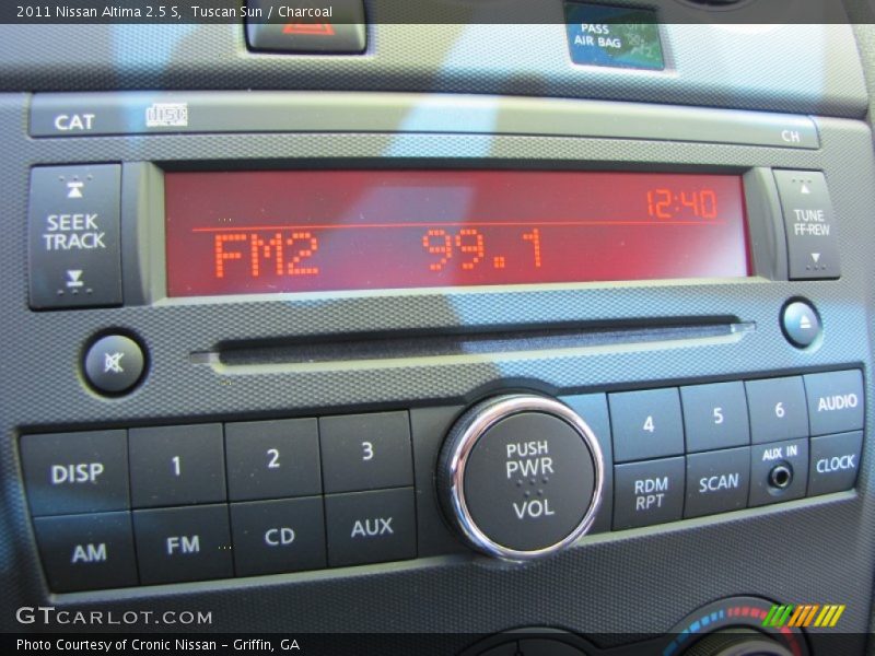 Tuscan Sun / Charcoal 2011 Nissan Altima 2.5 S